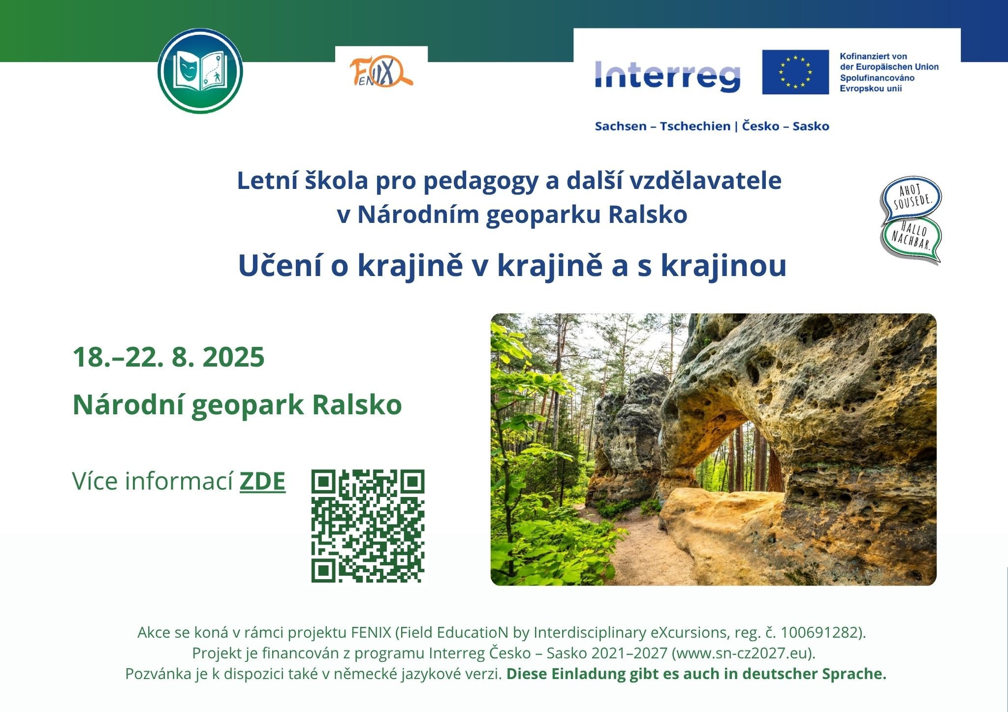 Letní škola pro pedagogy a další vzdělavatele v Národním geoparku Ralsko